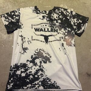Morgan Wallen Black and White Graphic T-Shirt